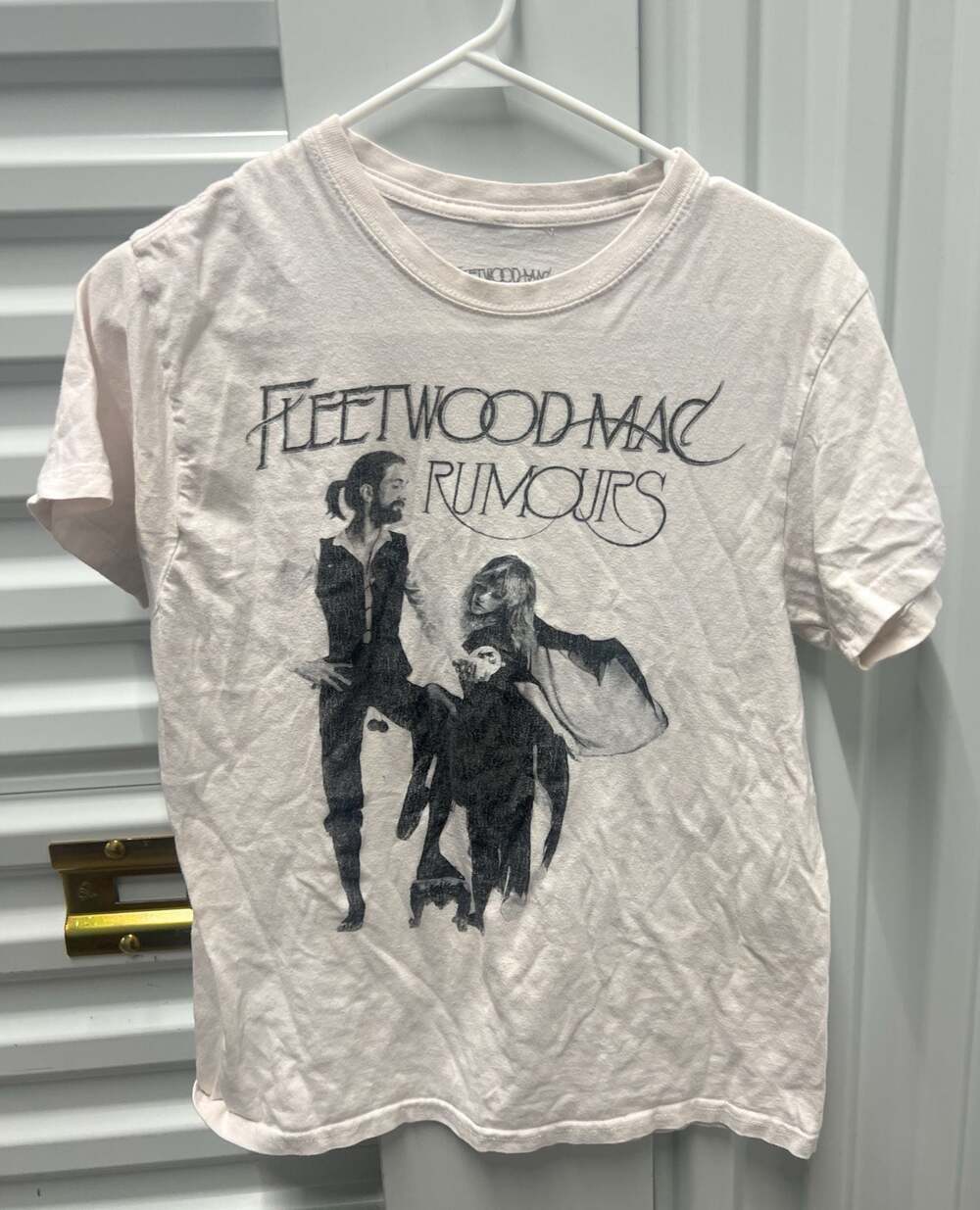 Fleetwood Mac Rumours Album Cover Graphic T-Shirt Size M